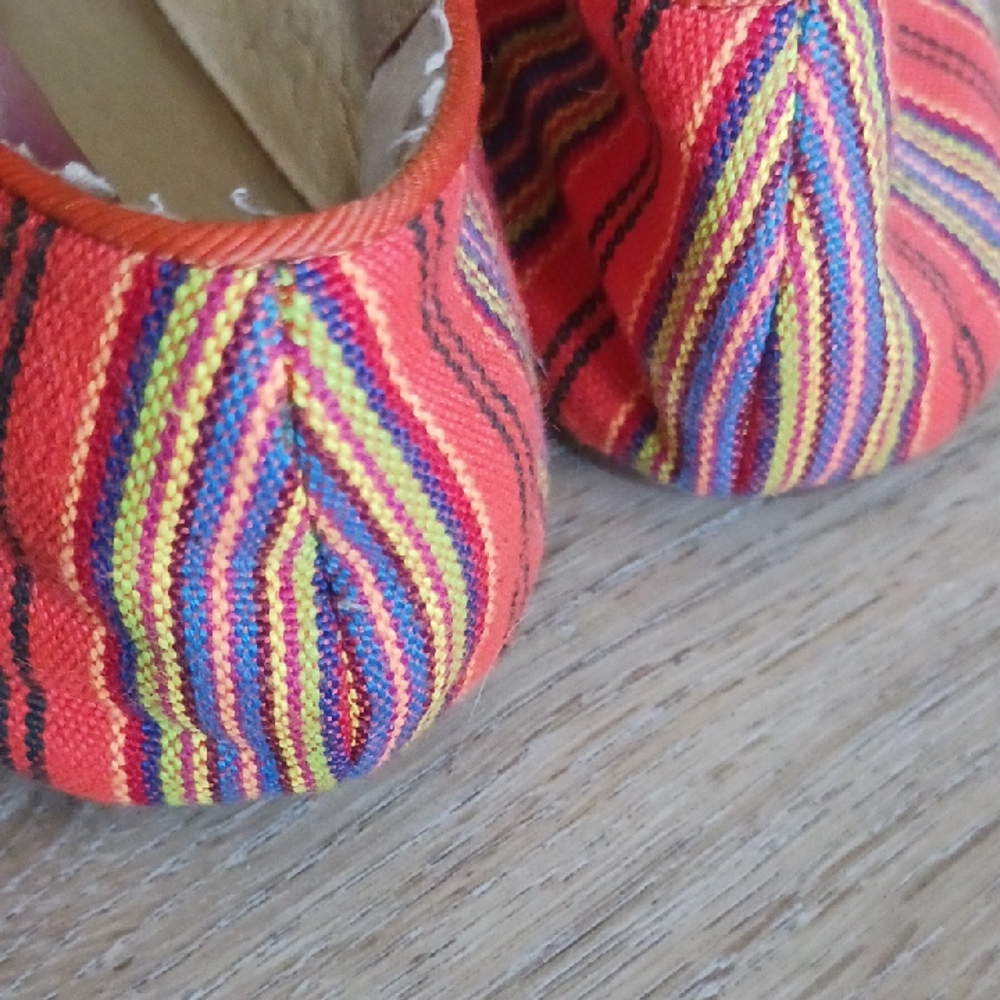 Abound Striped Slip On Canvas Flats Size 7 - Picture 6 of 8